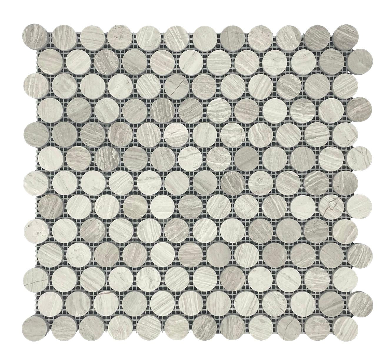 Beachwood Penny Round Honed MILLER STONE & CO