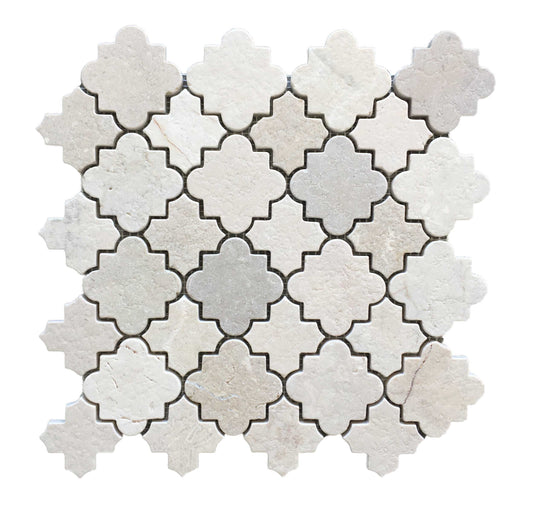 Cairo Crema Marfil Tumbled Mosaic