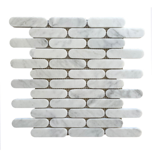 Carrara Bounty Honed Mosaic