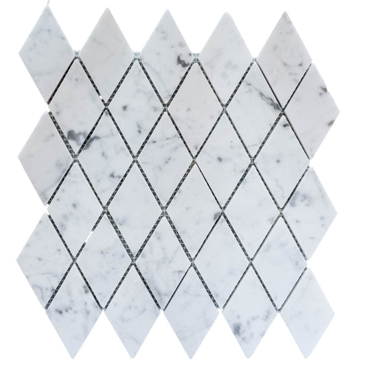 Carrara Diamond Honed Mosaic