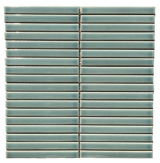 Suki Turquoise Gloss Finger Mosaic